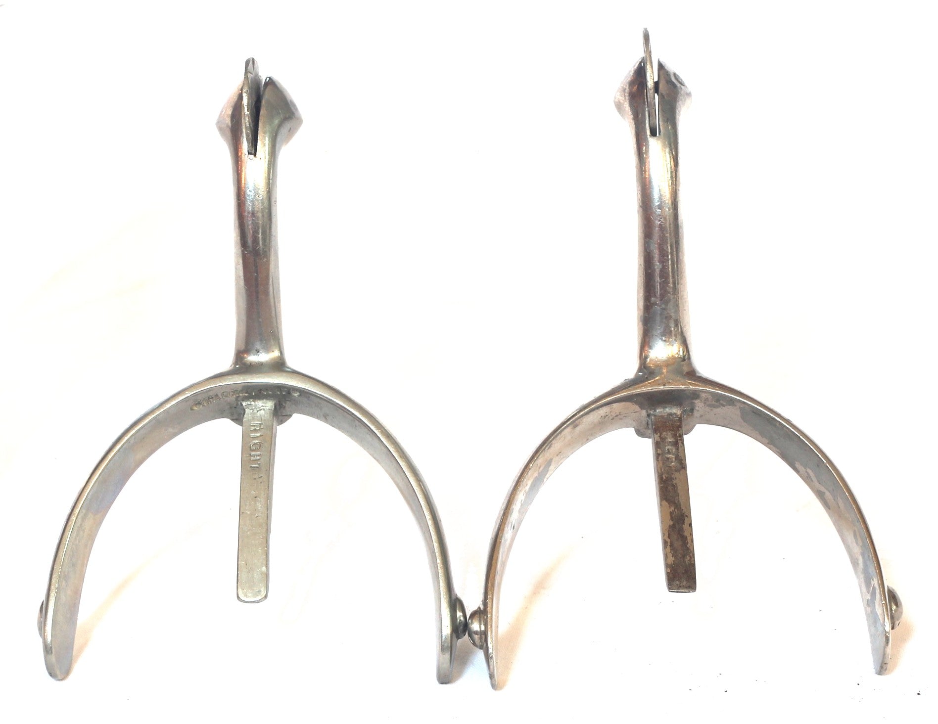 Pair of Swan Necked Mess Dress Box Spurs