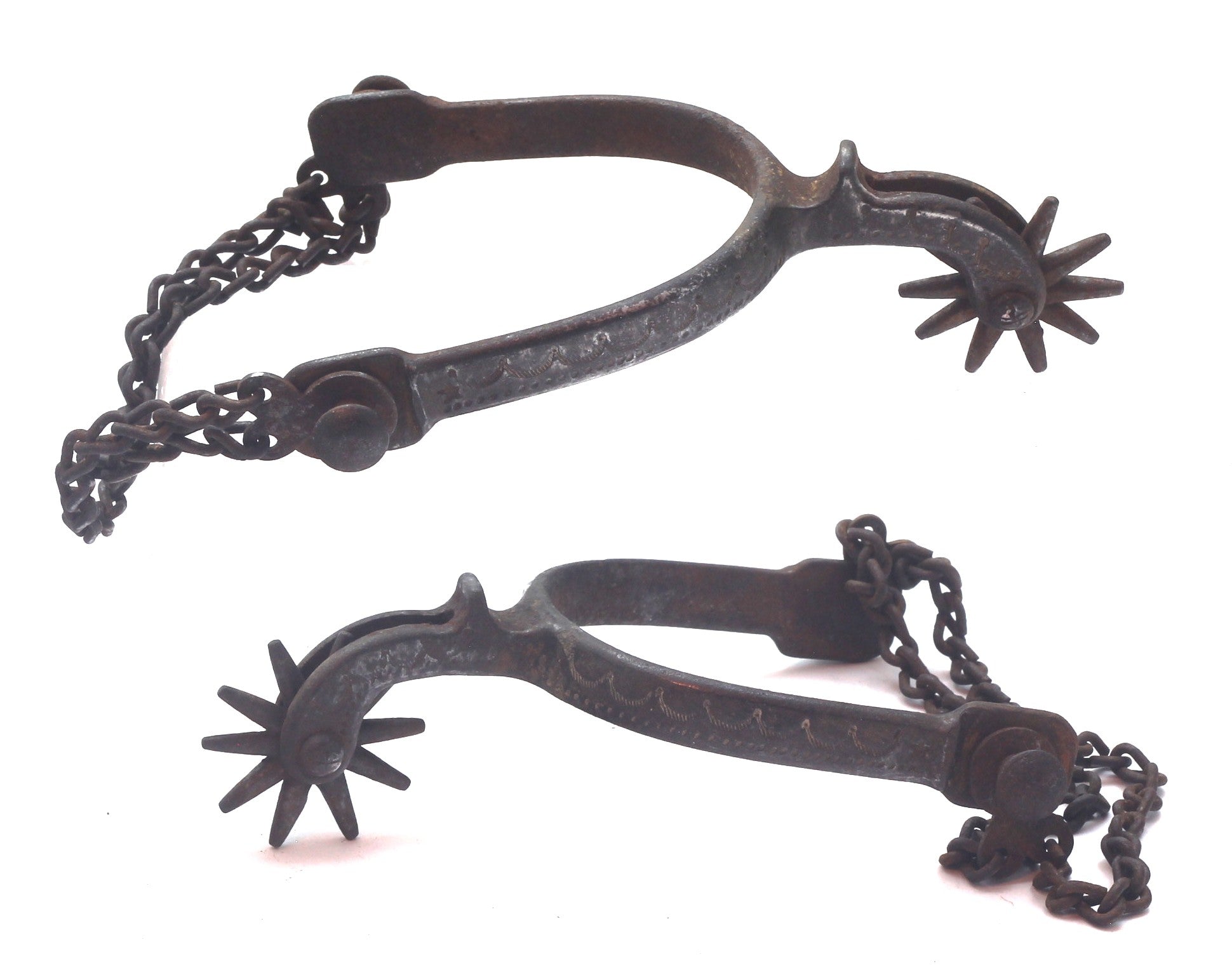 A Pair of Buermann Cowboy Spurs