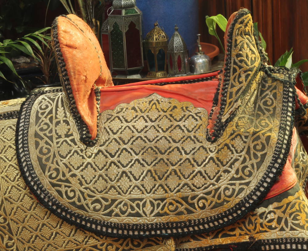 A Moroccan Saddle and Accessories