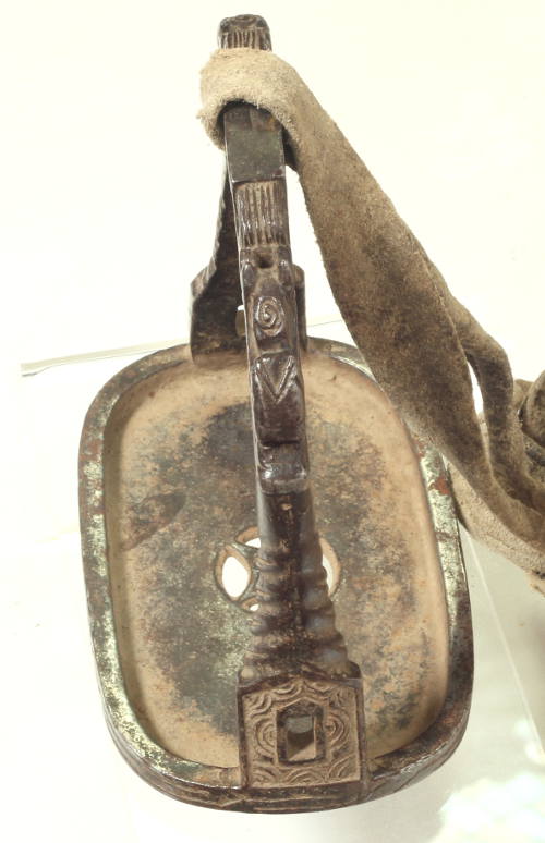 An 18th / 19th Century Chinese saddle and stirrups