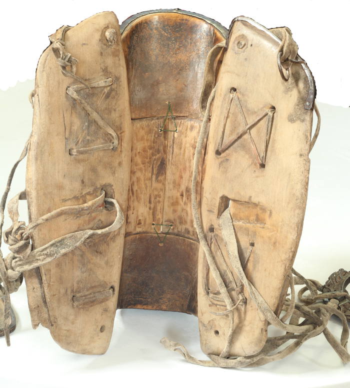 An 18th / 19th Century Chinese saddle and stirrups
