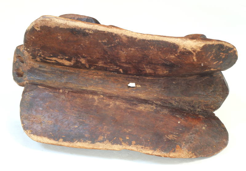 A Carved Wooden Saddle from Indonesia