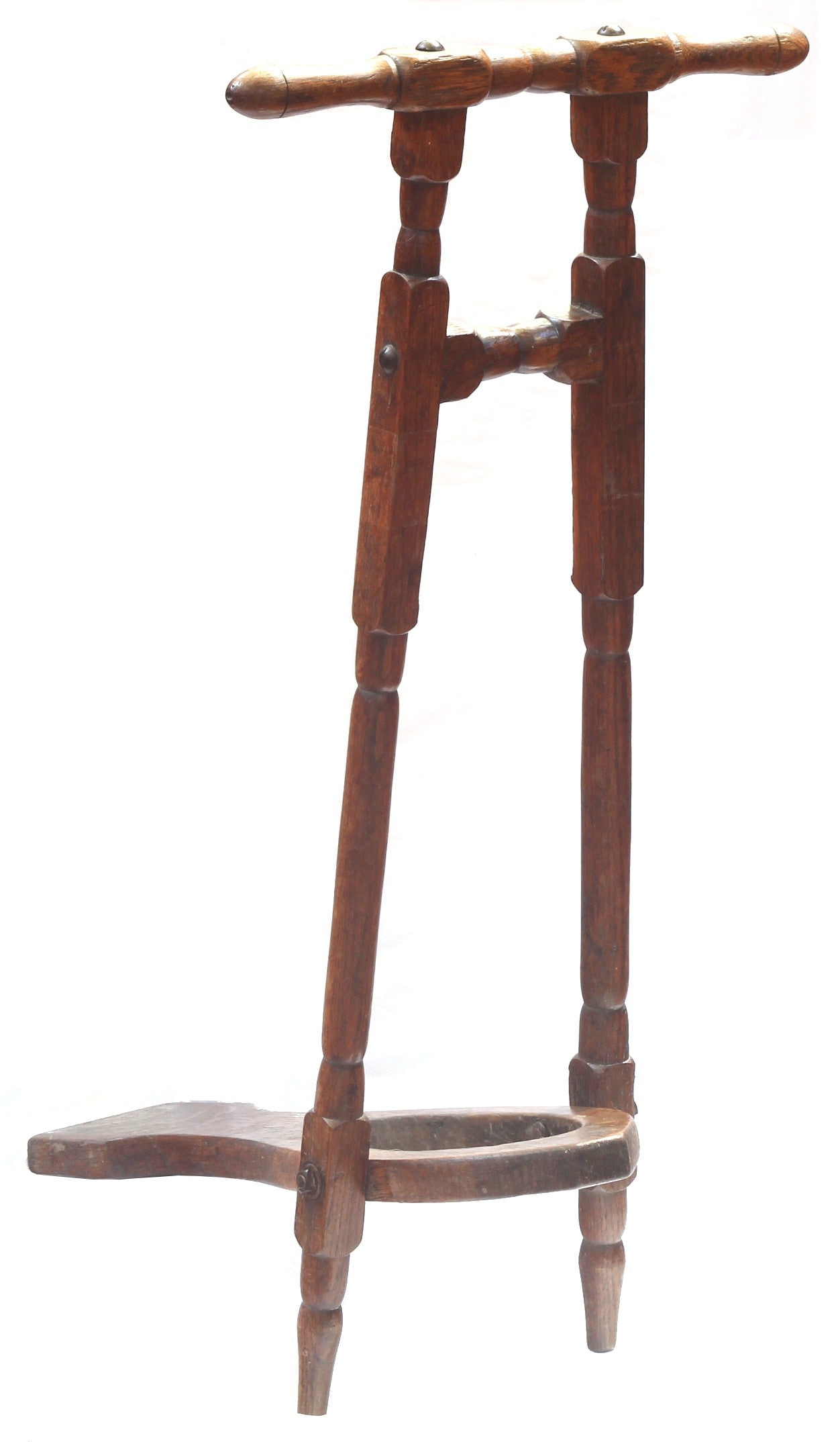 Antique Oak Standing Boot Jack