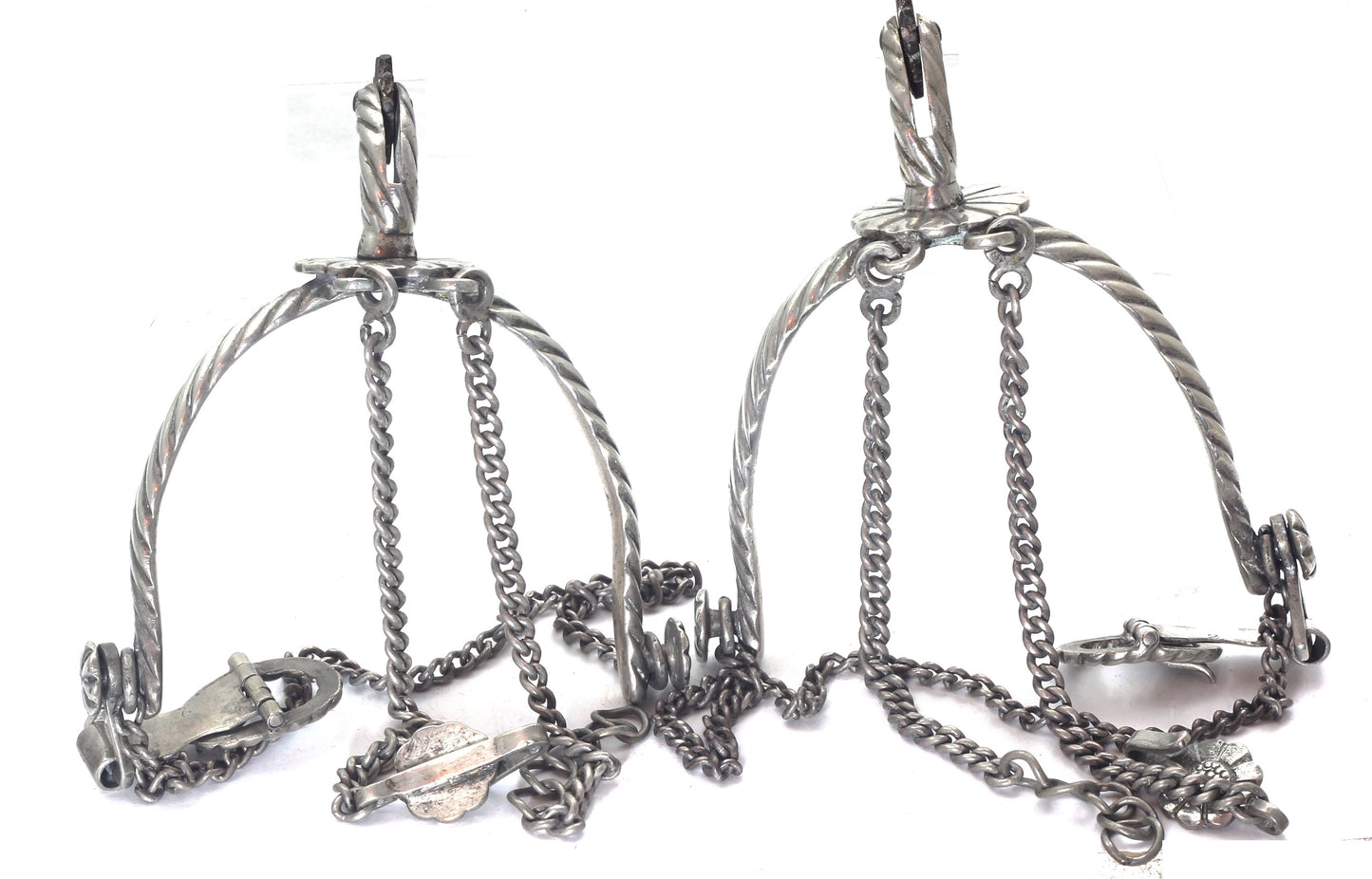 Pair of 19th or early 20th Century Latin American Gaucho Spurs