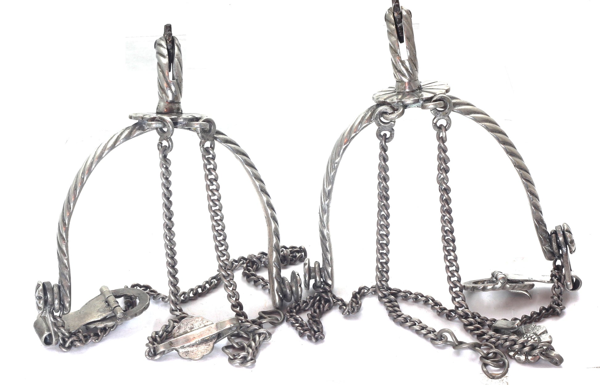 Pair of 19th or early 20th Century Latin American Gaucho Spurs