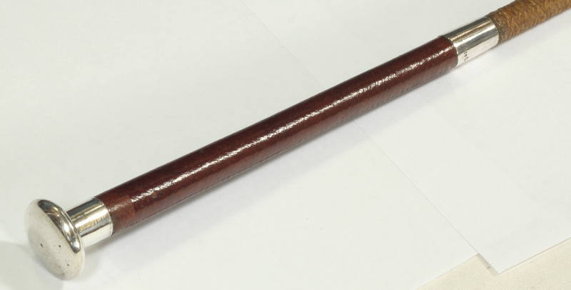 1938 Ladies' Riding Whip with Silver Cap