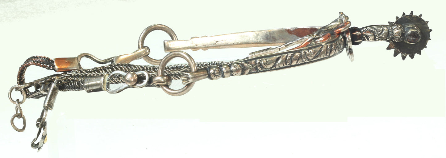 Pair of Brazilian Silver Spurs - Spur435