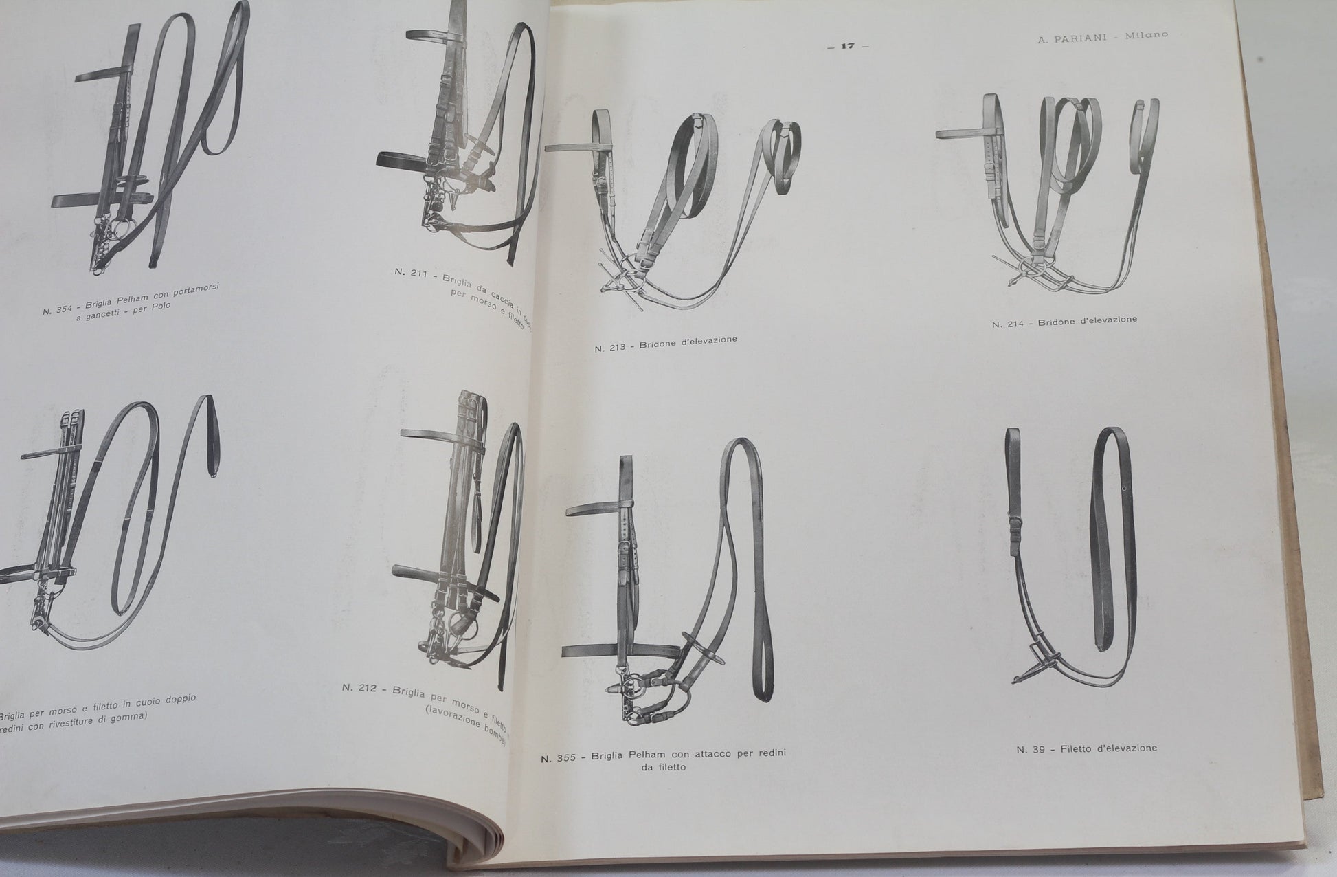 1930's Pariani Saddlery Catalogue