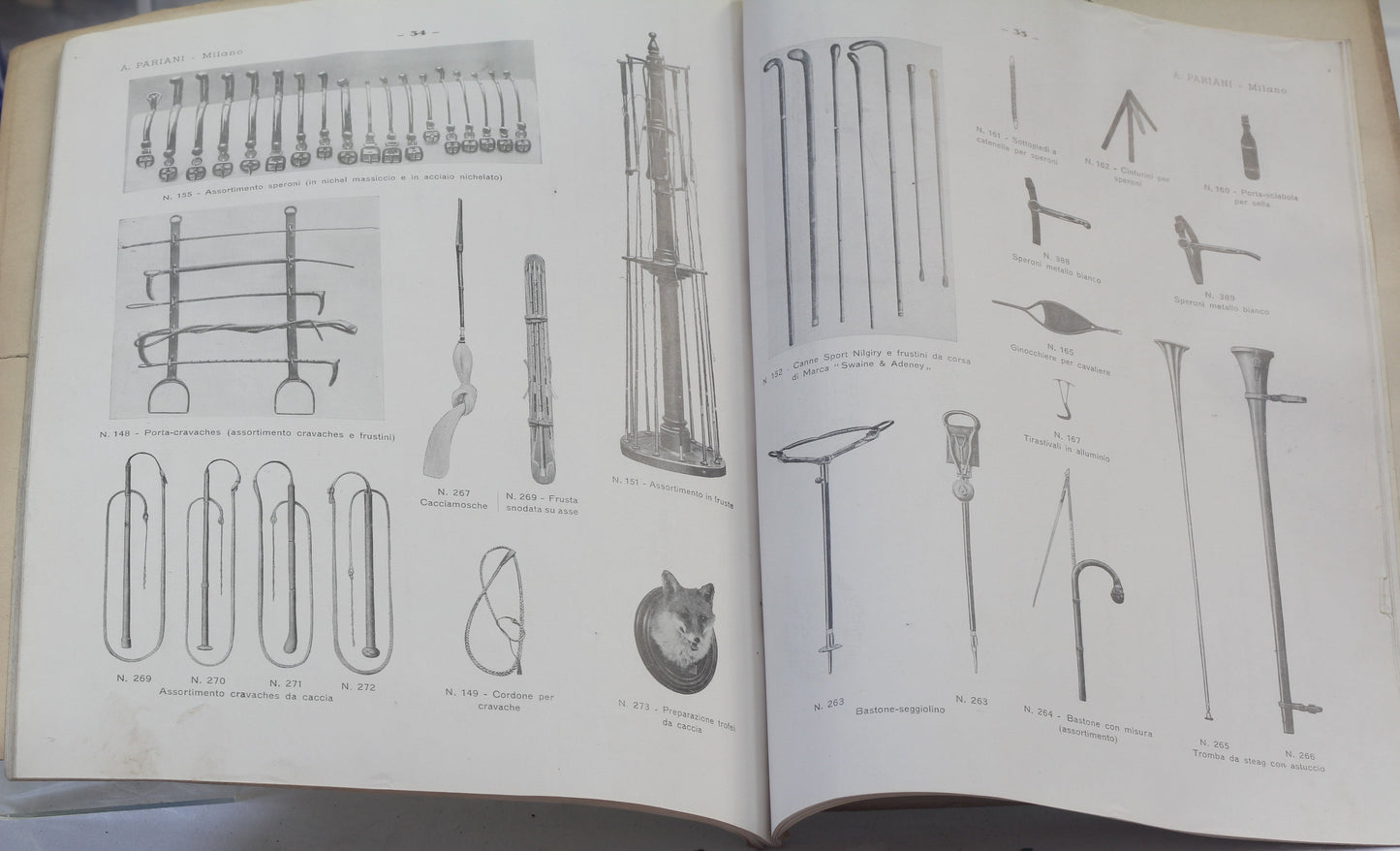 1930's Pariani Saddlery Catalogue