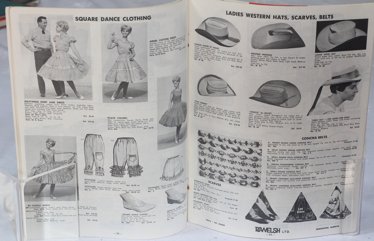 1963 R.J Welsh Saddlery and Western Wear Catalog