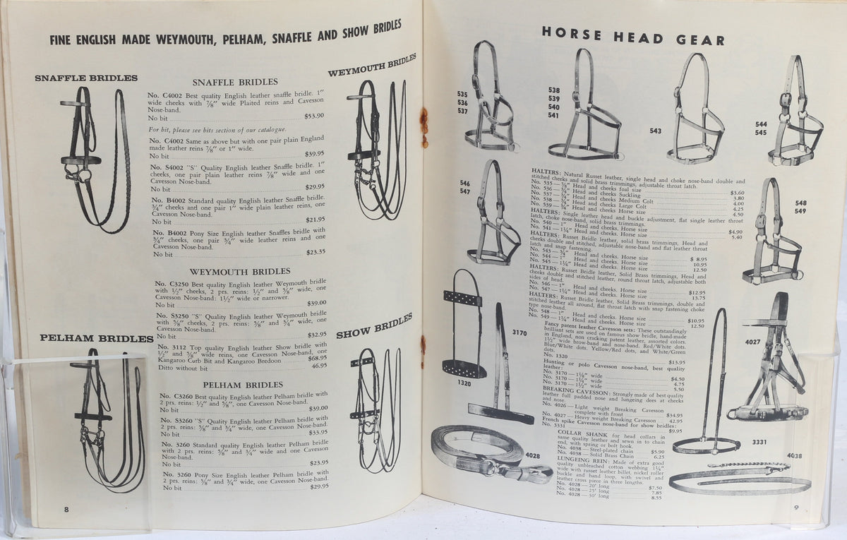 1967 J.E.Lortie Saddlery Catalog