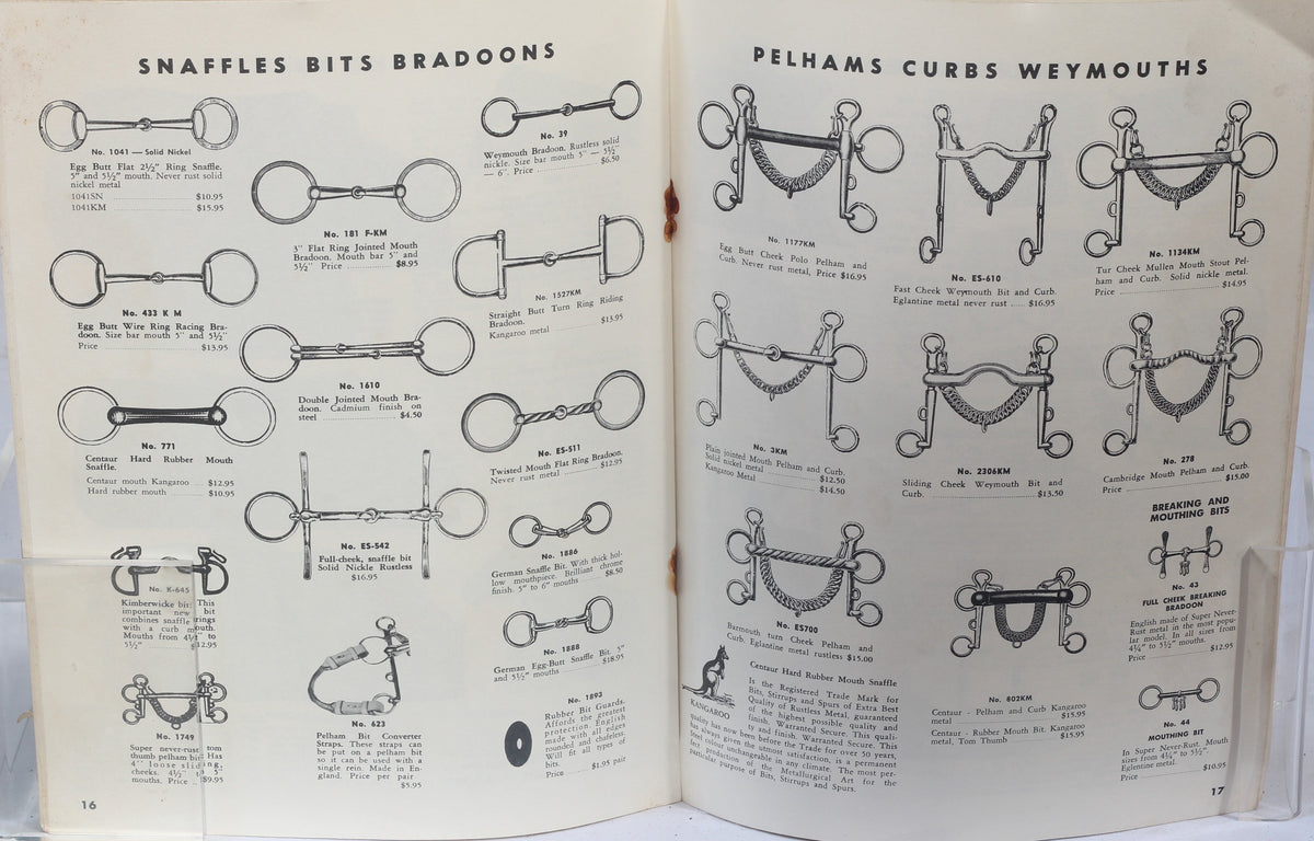 1967 J.E.Lortie Saddlery Catalog