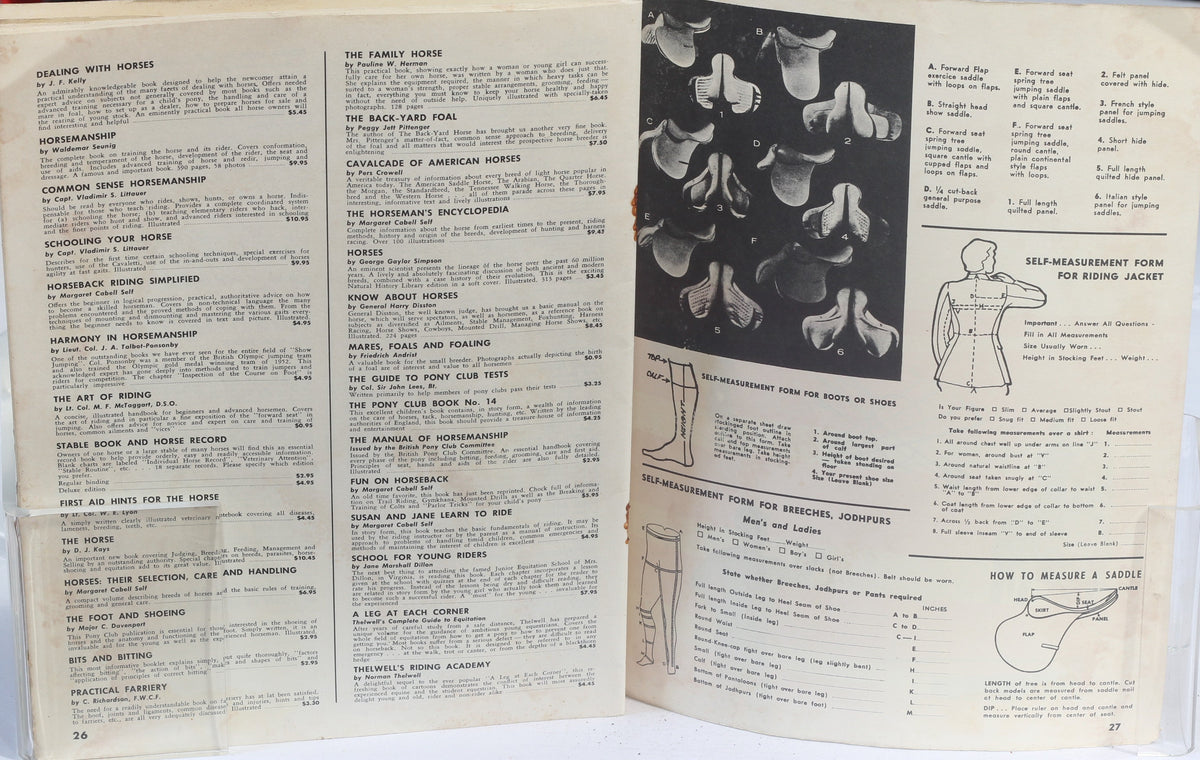 1967 J.E.Lortie Saddlery Catalog