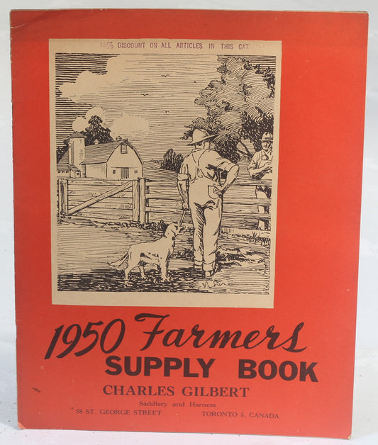 1950 Charles Gilbert Farmers Supply Book , Toronto
