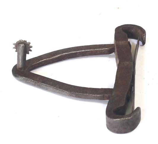 A Steel Spring or Butterfly Bit with Tongue Grid and Spur