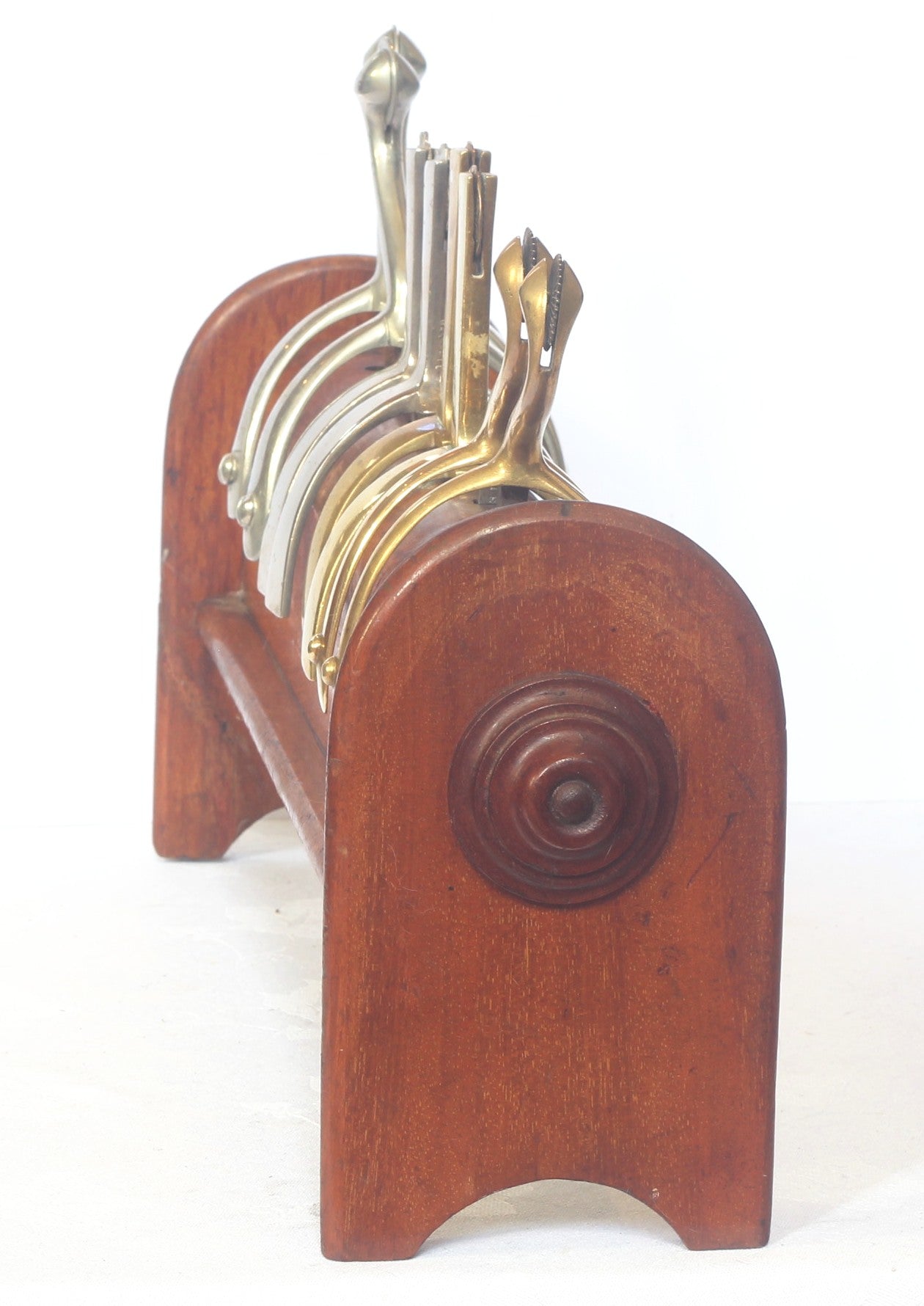 Mahogany Stand or Rack for Officers Mess Dress Box Spurs