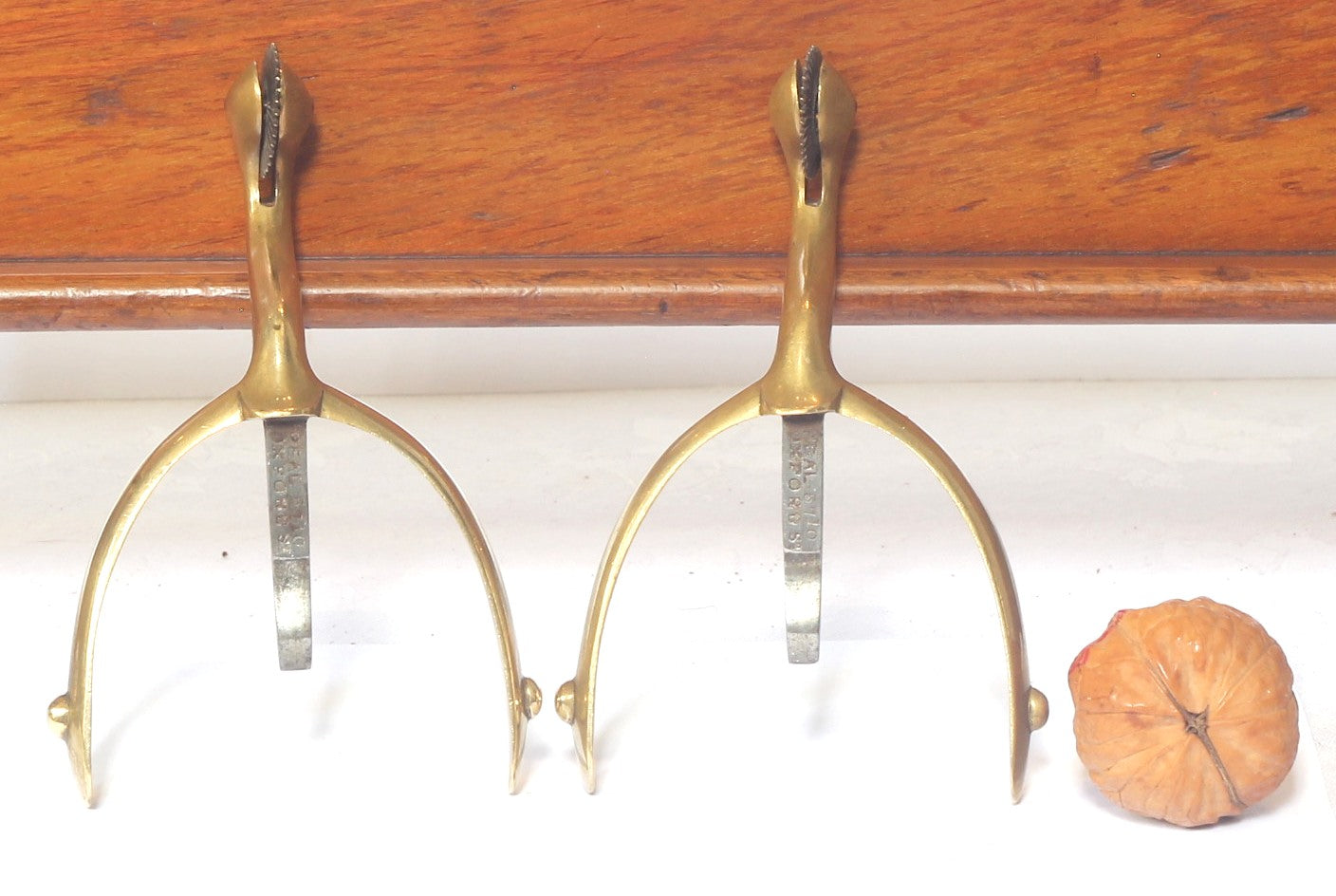 Mahogany Stand or Rack for Officers Mess Dress Box Spurs