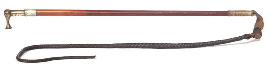 Antique hunting whip