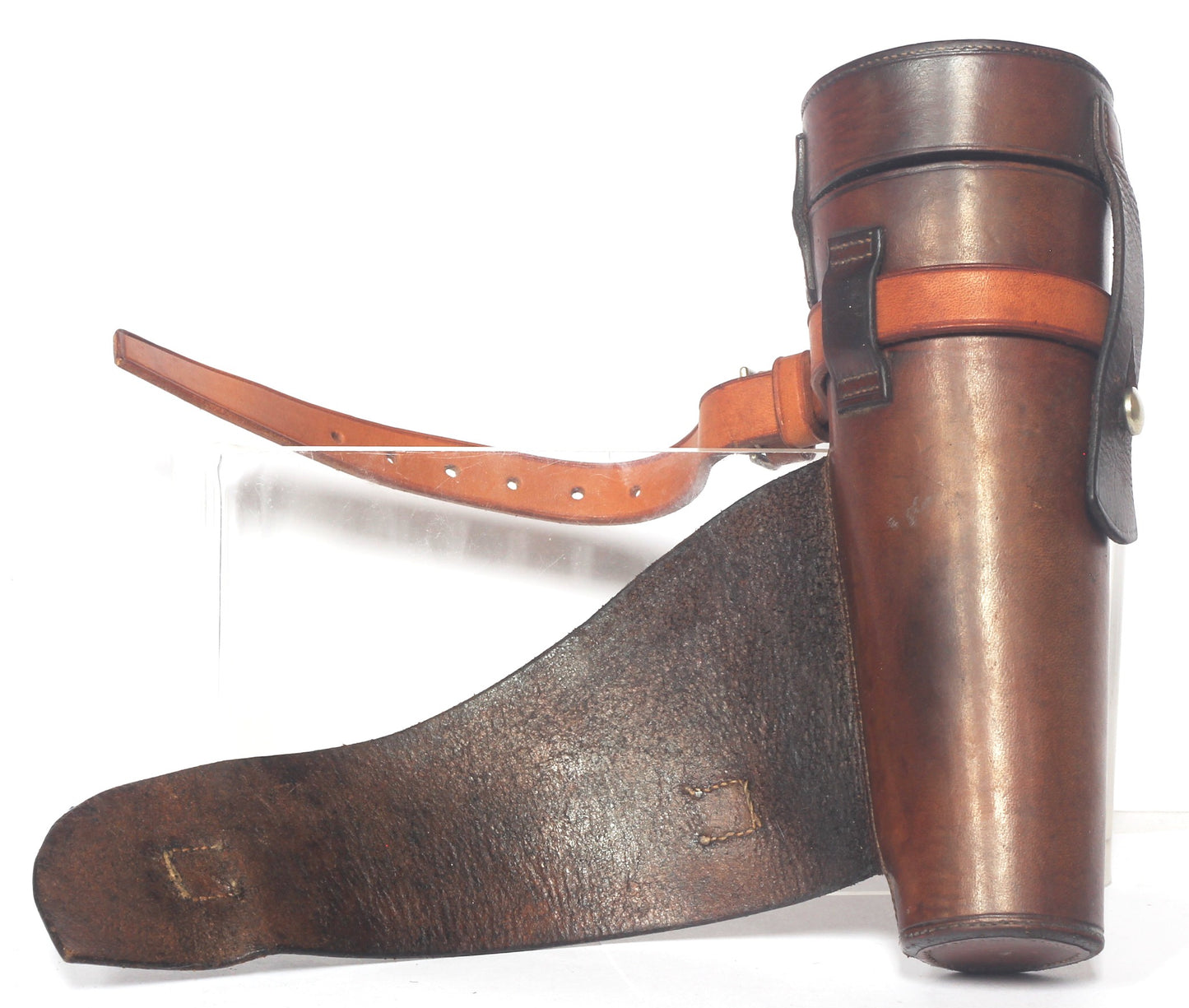 Small Vintage Saddle Flask by James Dixon & Sons