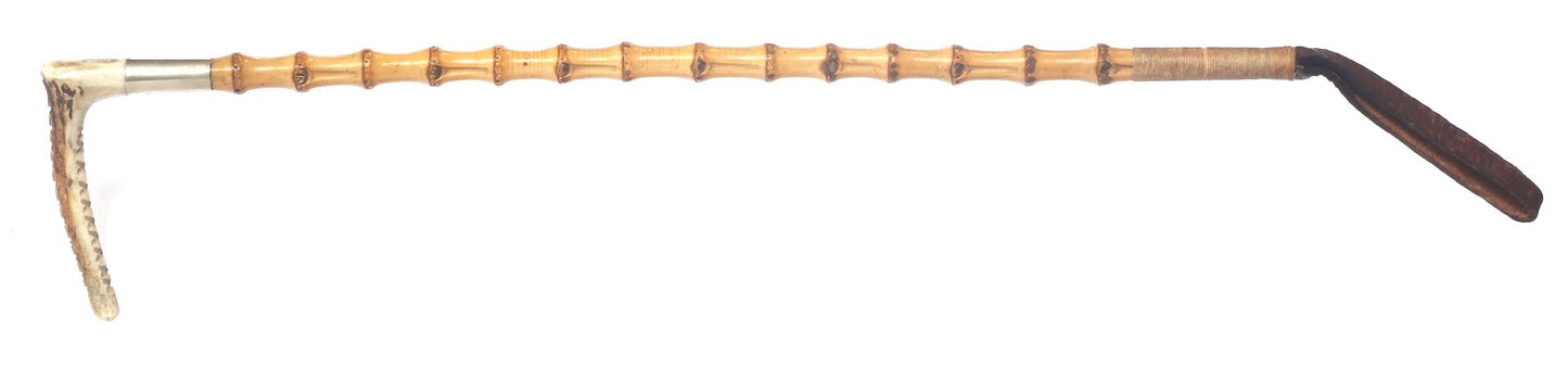 Child's Whangee Cane Hunting Whip or Crop
