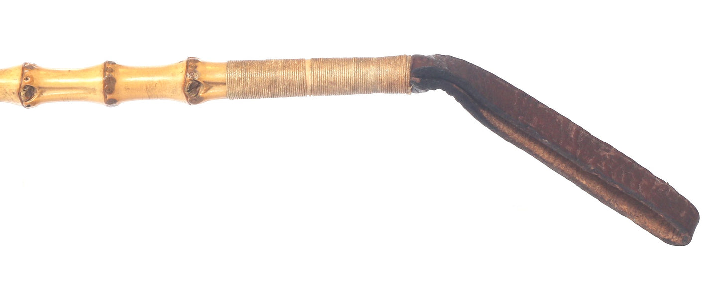 Child's Whangee Cane Hunting Whip or Crop