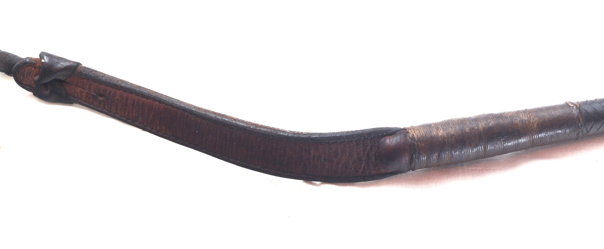 1933 Leather Ladies Hunting Whip with Thong