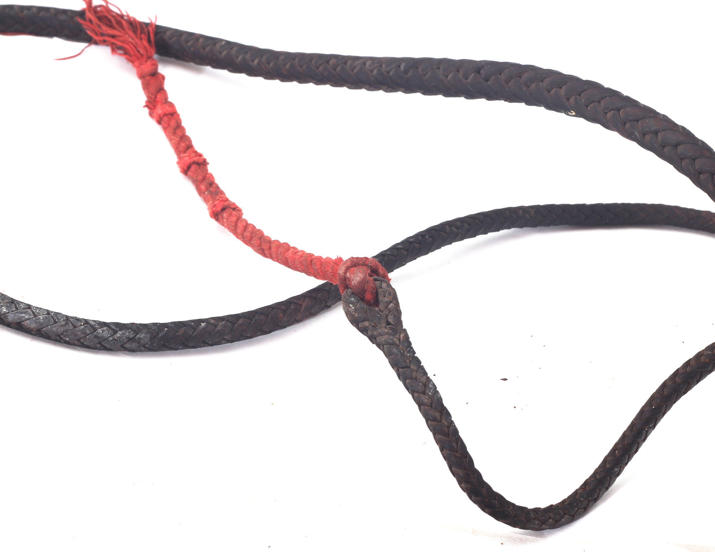 Child's Leather Hunting Whip with Thong